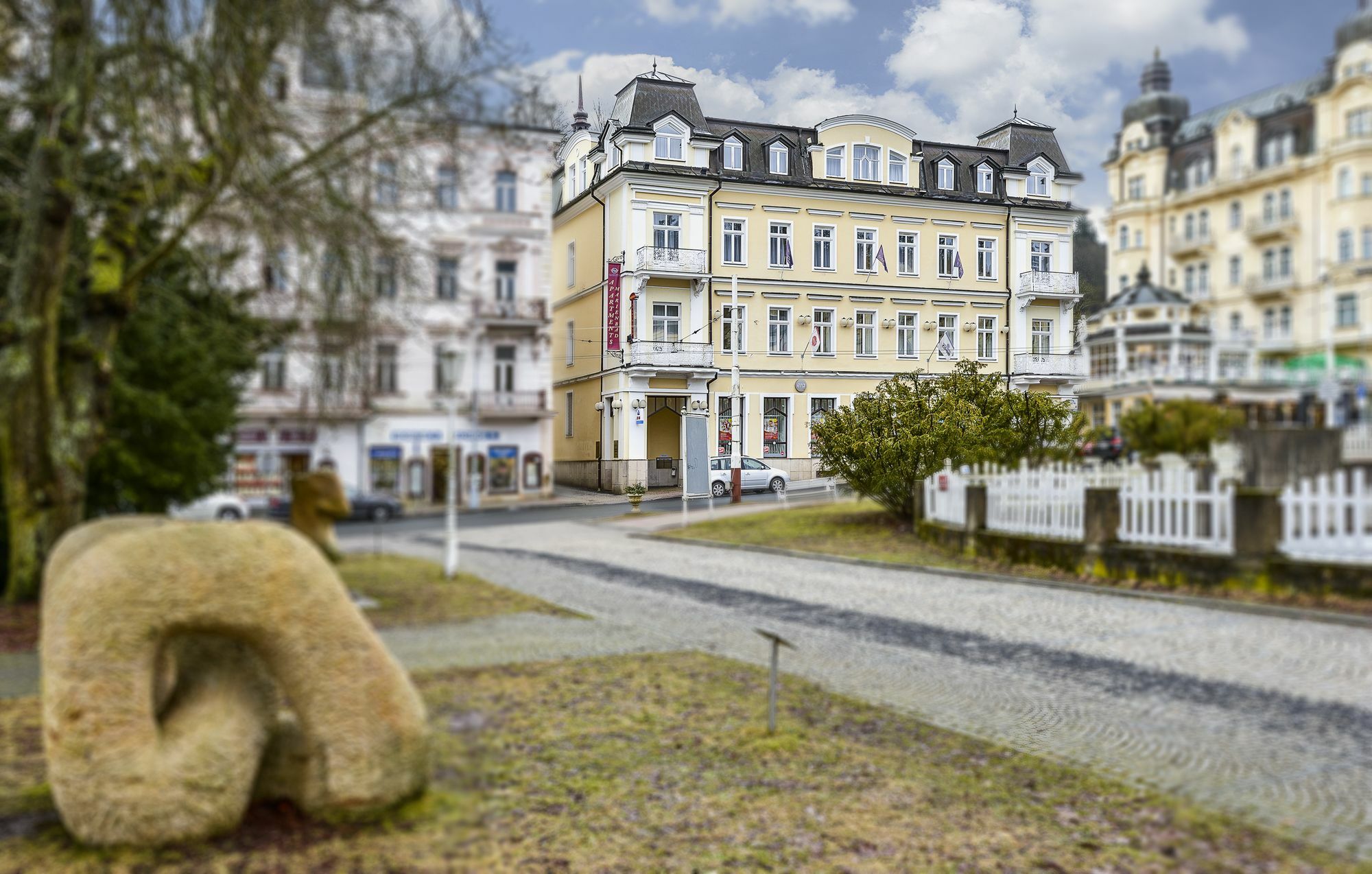 Apartments Central Park Marienbad Buitenkant foto