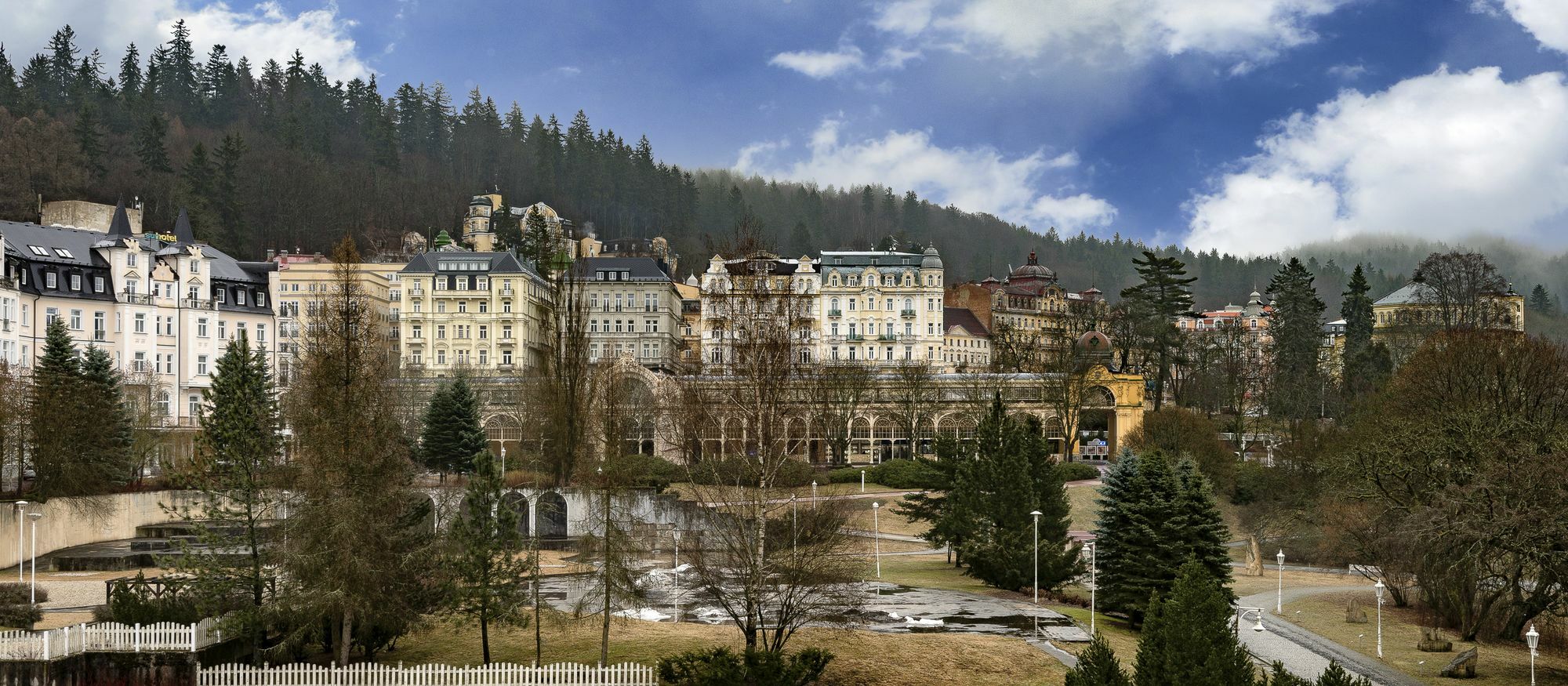 Apartments Central Park Marienbad Buitenkant foto